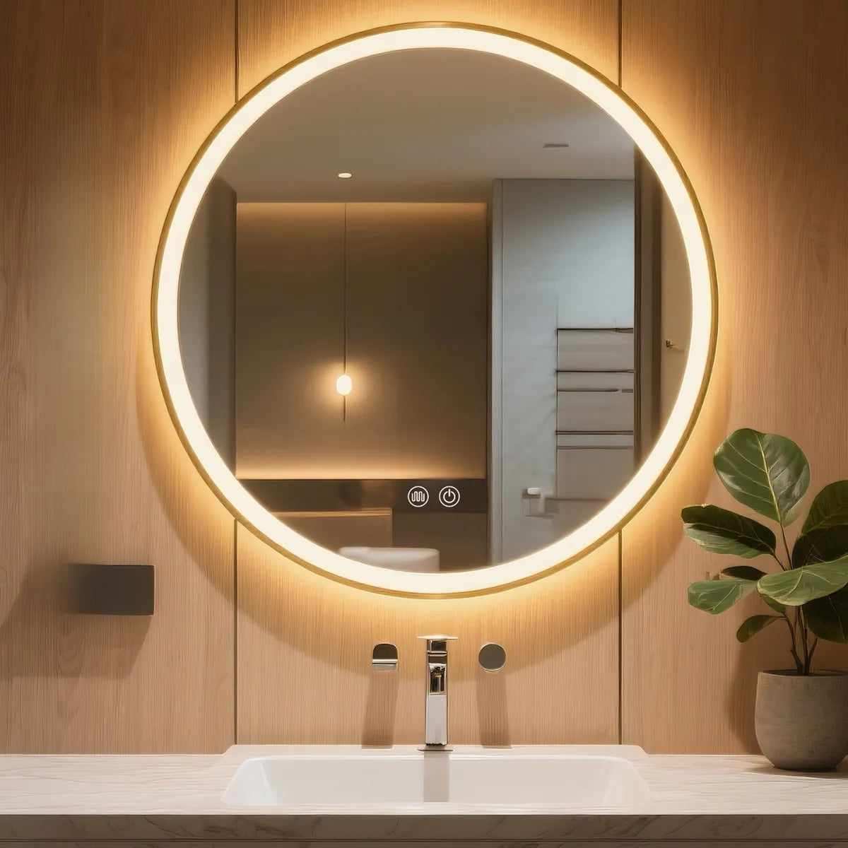 Bathroom mirror, smart mirror
